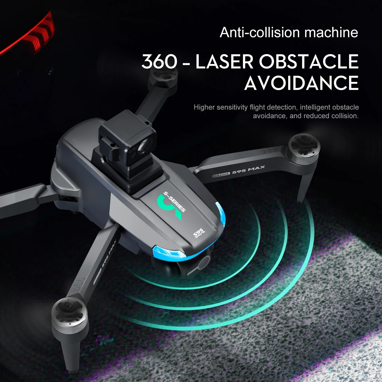 NEW S9S MAX MINI Drone 4K 2-Ax - огляд і ціна Drone Gps Module
