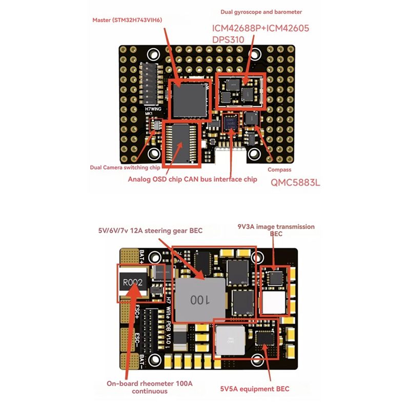 H7wlite MK1 H7 Flight Controll - огляд і ціна Drone Compass