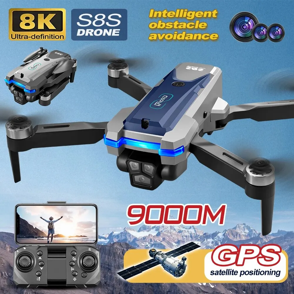 S8S GPS Drone 5G Wifi 8K HD Du - огляд і ціна Drone Gps Module
